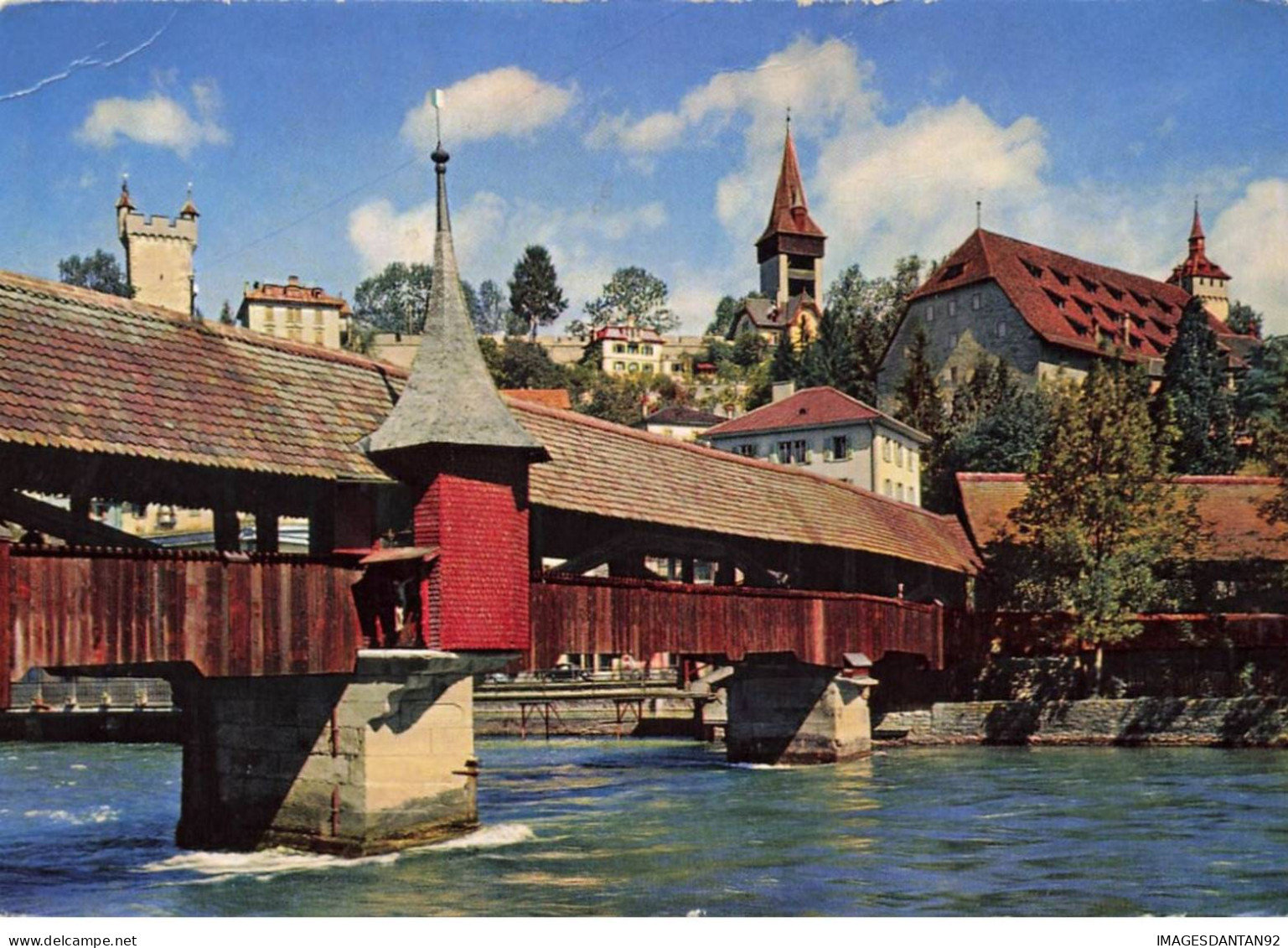 SUISSE LU LUCERNE #28936 LE PONT DES MOULINS SPREUERBRUCKE THE MILL BRIDGE - Lucerna