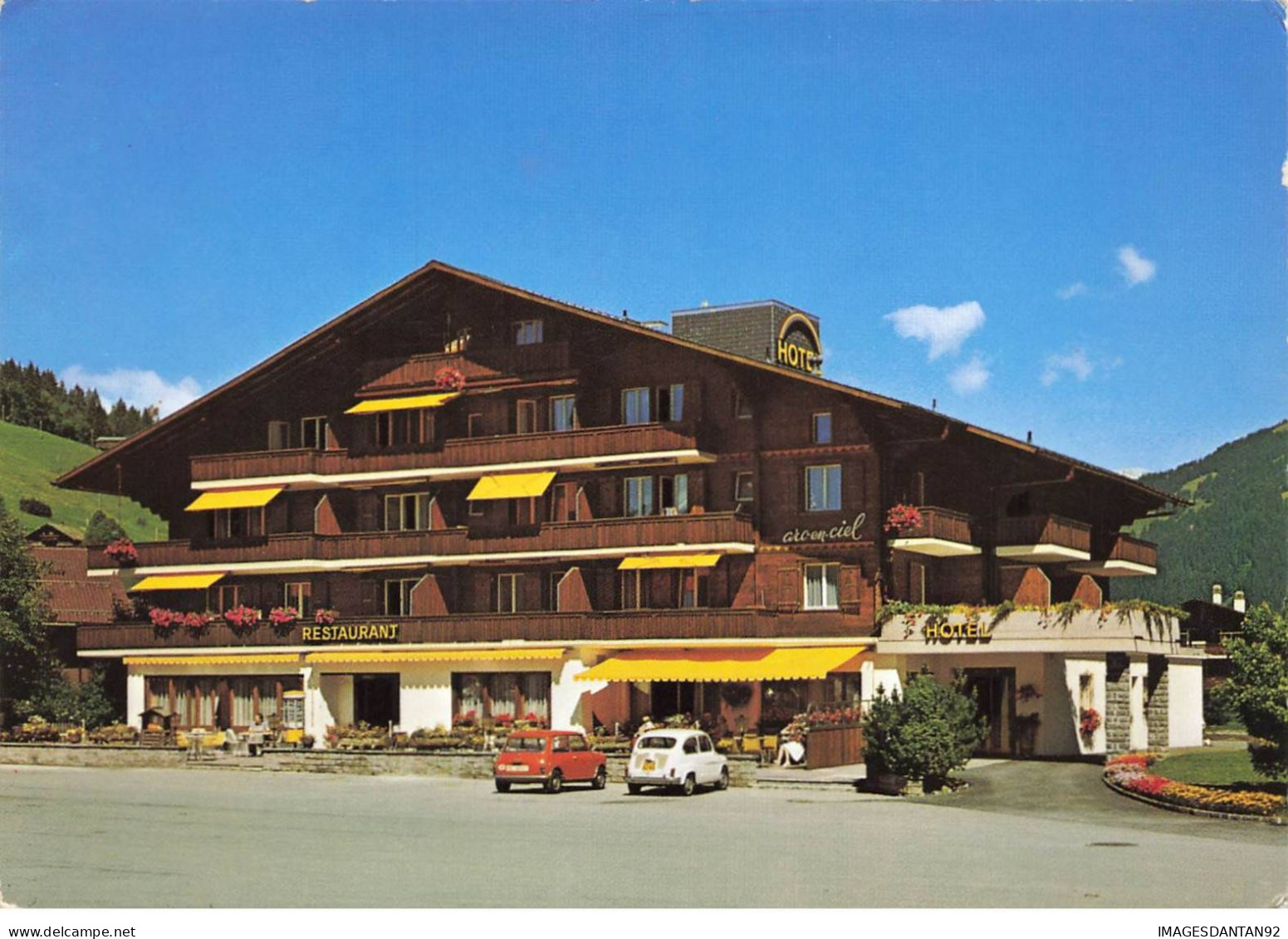 SUISSE BERNE #29057 HOTEL RESTAURANT ARC EN CIEL GSTAAD - Berna