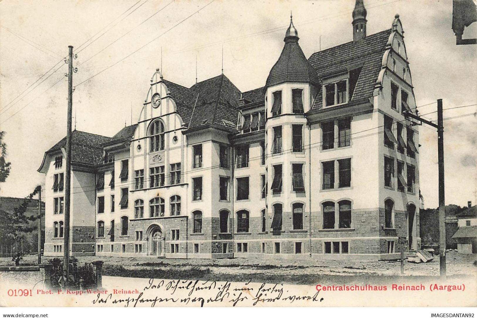 SUISSE ARGOVIE #29050 AARGAU CENTRALSCHULHAUS REINACH - Reinach