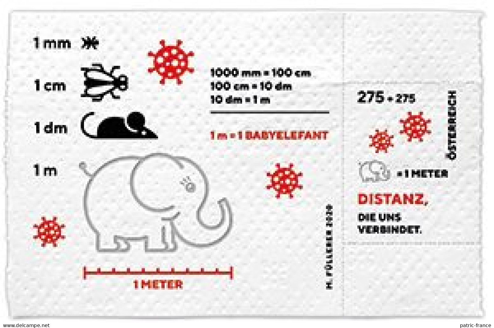 Autriche 2020 - Papier Toilette ** Bébé éléphant - Unused Stamps