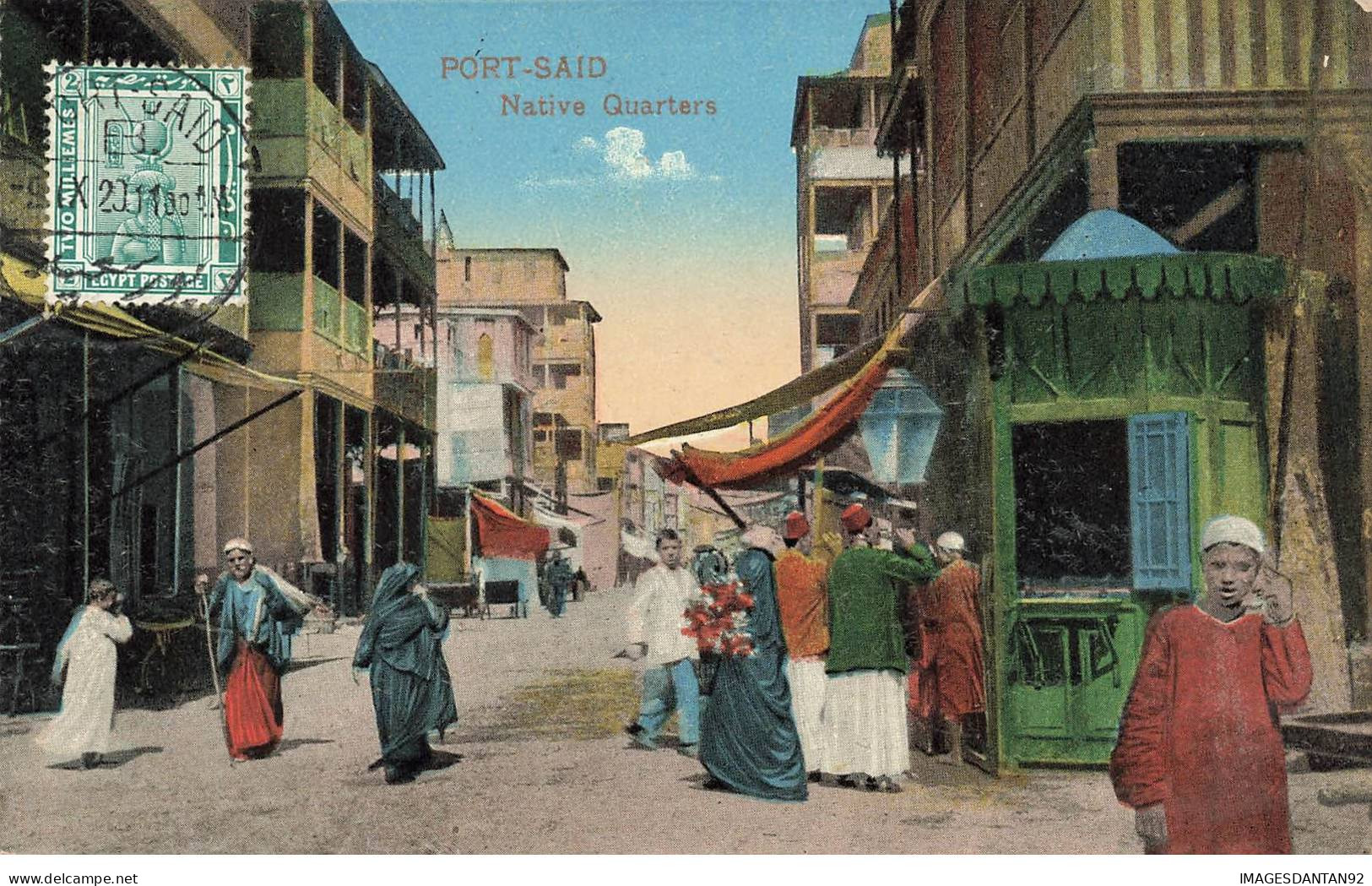 EGYPTE #28015 PORT SAID NATIVE QUARTERS - Port-Saïd