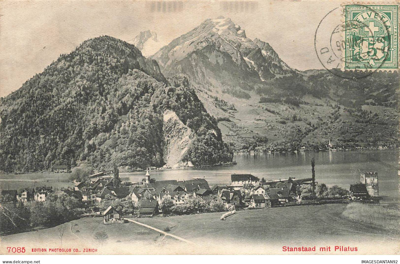 SUISSE NIDWALD #28907 STANSTAAD MIT PILATUS - Stans