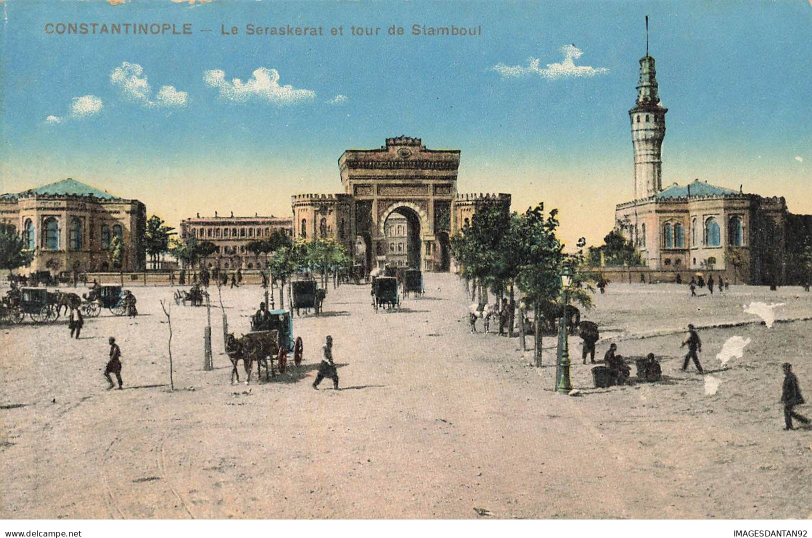 TURQUIE TURKIYE  #32526 CONSTANTINOPLE LE SERASKERAT ET TOUR DE STAMBOUL - Turquie