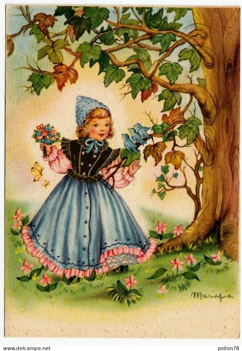 ILL. MARIAPIA - BAMBINA CON FIORI - 1952 - Vedi Retro - Sonstige & Ohne Zuordnung