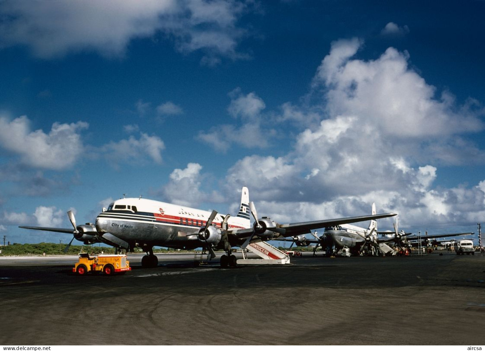 Aviation Postcard-WGA-1407 JAL Douglas DC-6 - 1946-....: Era Moderna