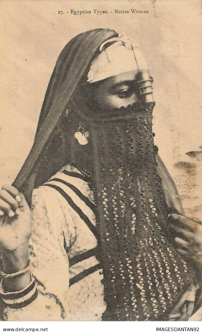 EGYPTE EGYPT #32508 EGYPTIAN TYPES NATIVE WOMAN - Andere & Zonder Classificatie