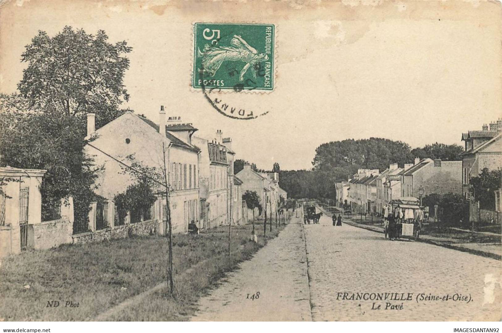 95 FRANCONVILLE #AS29870 LE PAVE MARCHANT AMBULANT - Franconville