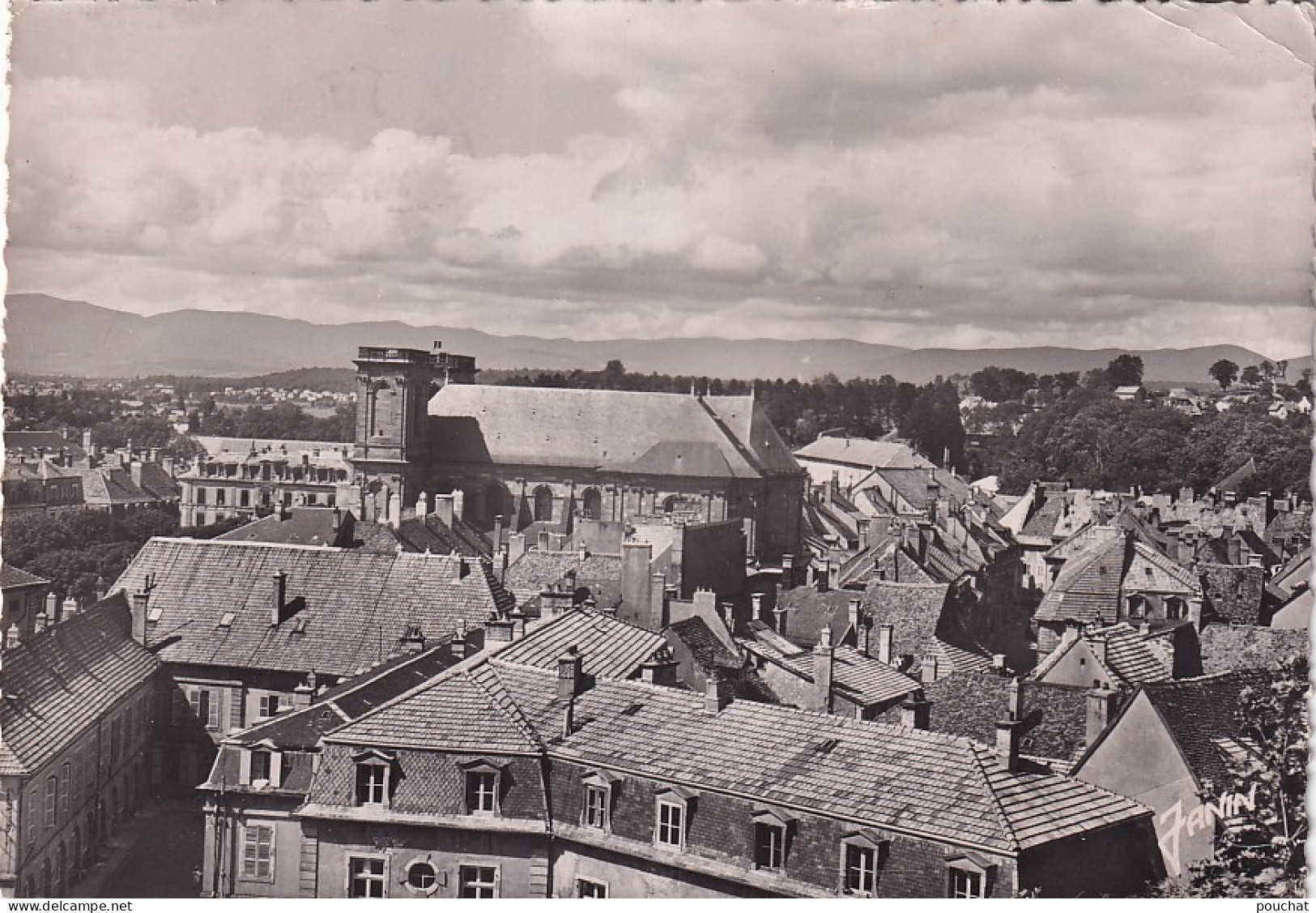 XXX Nw-(90) VUE GENERALE DE BELFORT - L'EGLISE ST CHRISTOPHE ET LA CHAINE DES VOSGES - Belfort - Ciudad