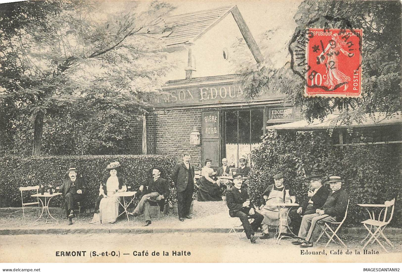 95 ERMONT #AS29864 EDOUARD CAFE DE LA HALTE - Ermont-Eaubonne