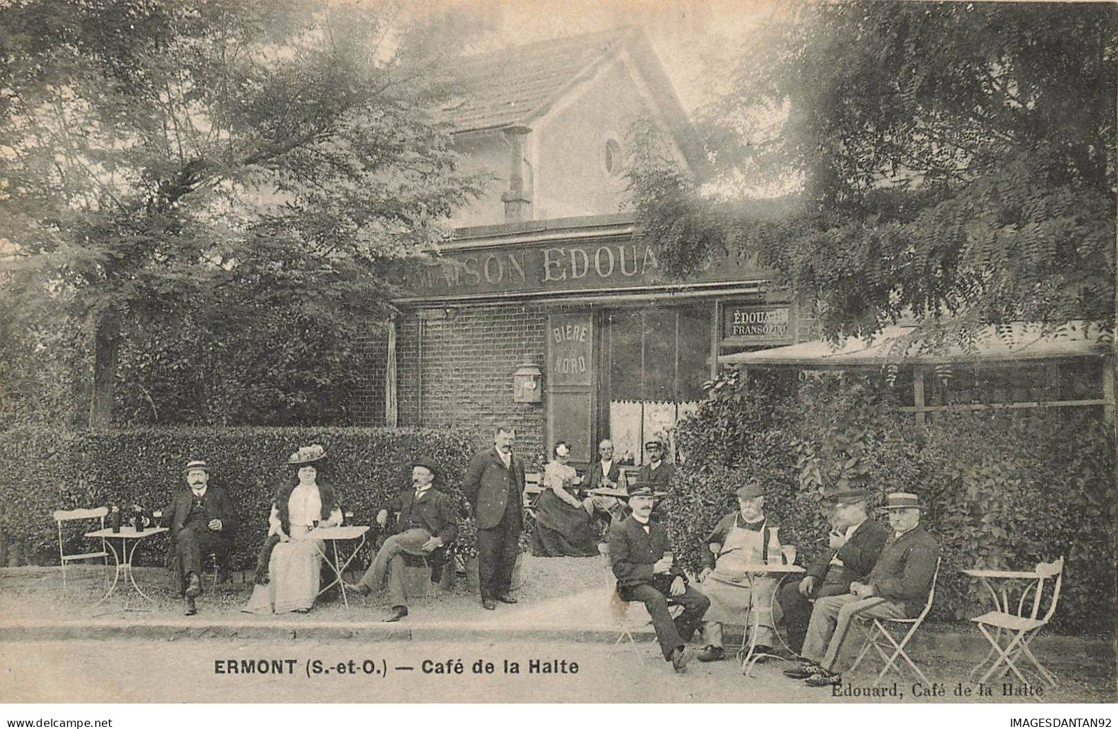 95 ERMONT #AS29852 EDOUARD CAFE DE LA HALTE - Ermont-Eaubonne