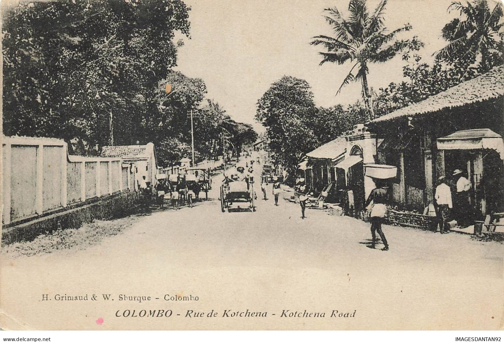 SRI LANKA #32258 CEYLON COLOMBO RUE DE KOTCHENA - Sri Lanka (Ceylon)