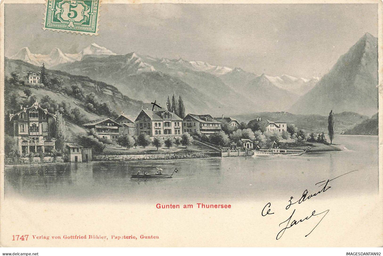 SUISSE BE BERNE #29041 GUNTEN AM THUNERSEE - Berne