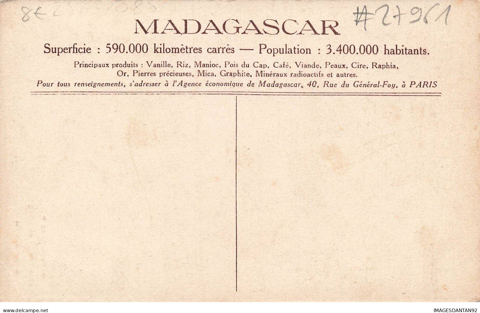 MADAGASCAR #27961 TANANARIVE ESCALIER ANALAKELY - Madagaskar
