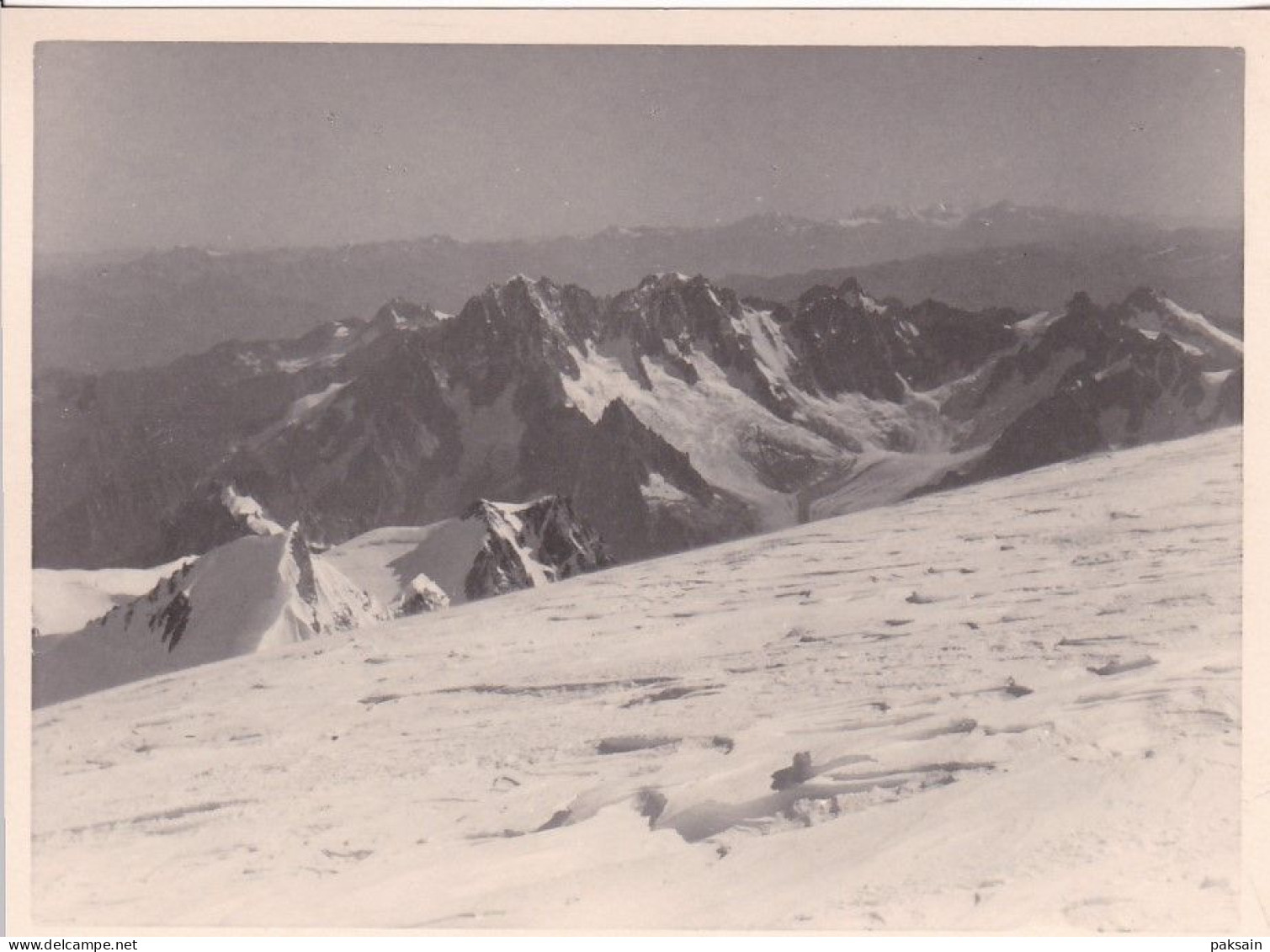 9 photos originales toutes légendées de l'Ascension du Mont-Blanc en août 1938 Haute-Savoie 74 Chamonix
