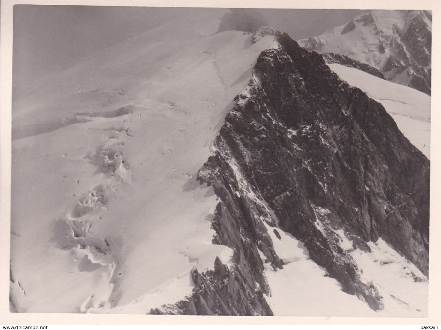9 photos originales toutes légendées de l'Ascension du Mont-Blanc en août 1938 Haute-Savoie 74 Chamonix