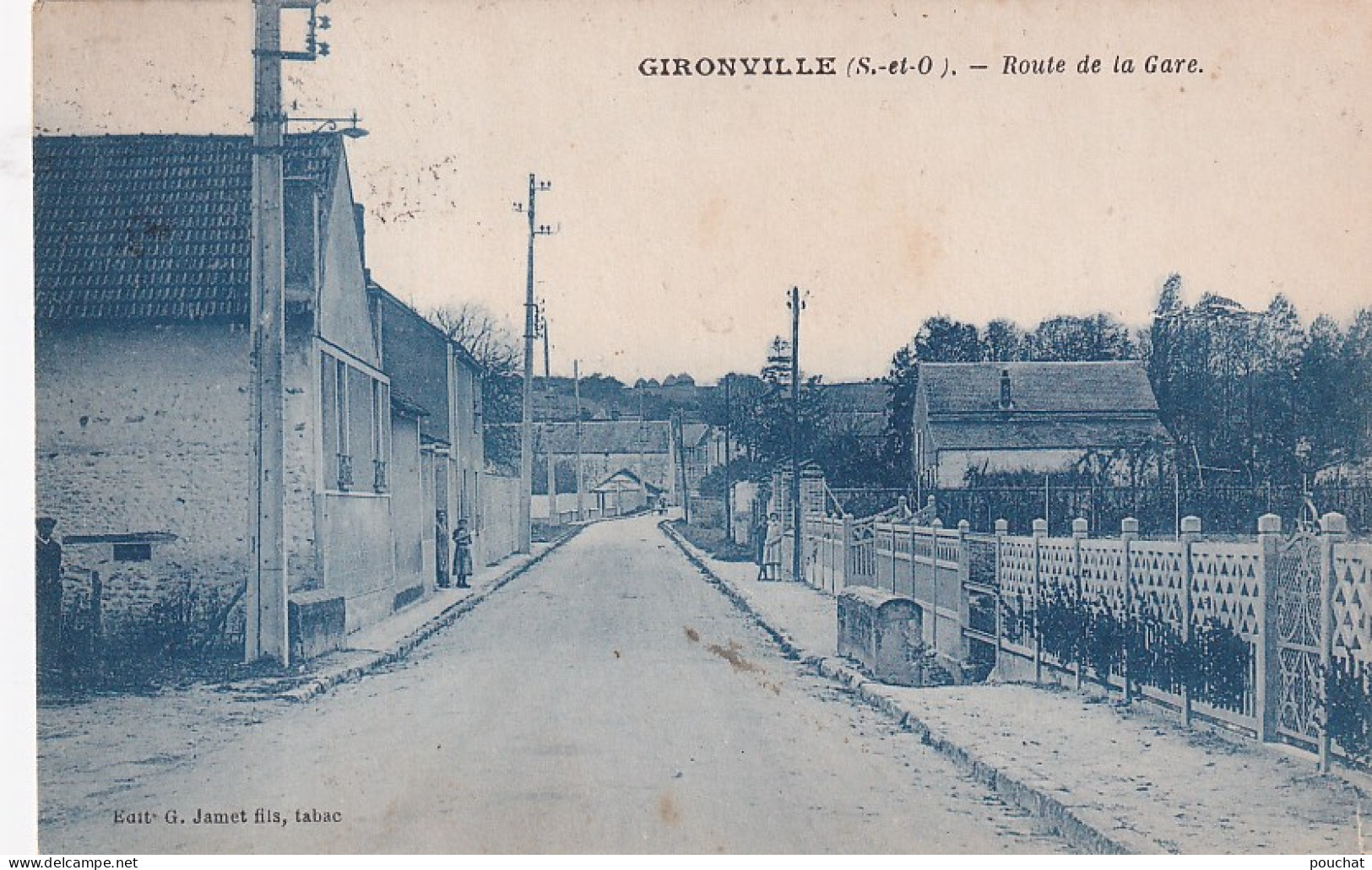 XXX Nw-(91) GIRONVILLE - ROUTE DE LA GARE - Other & Unclassified