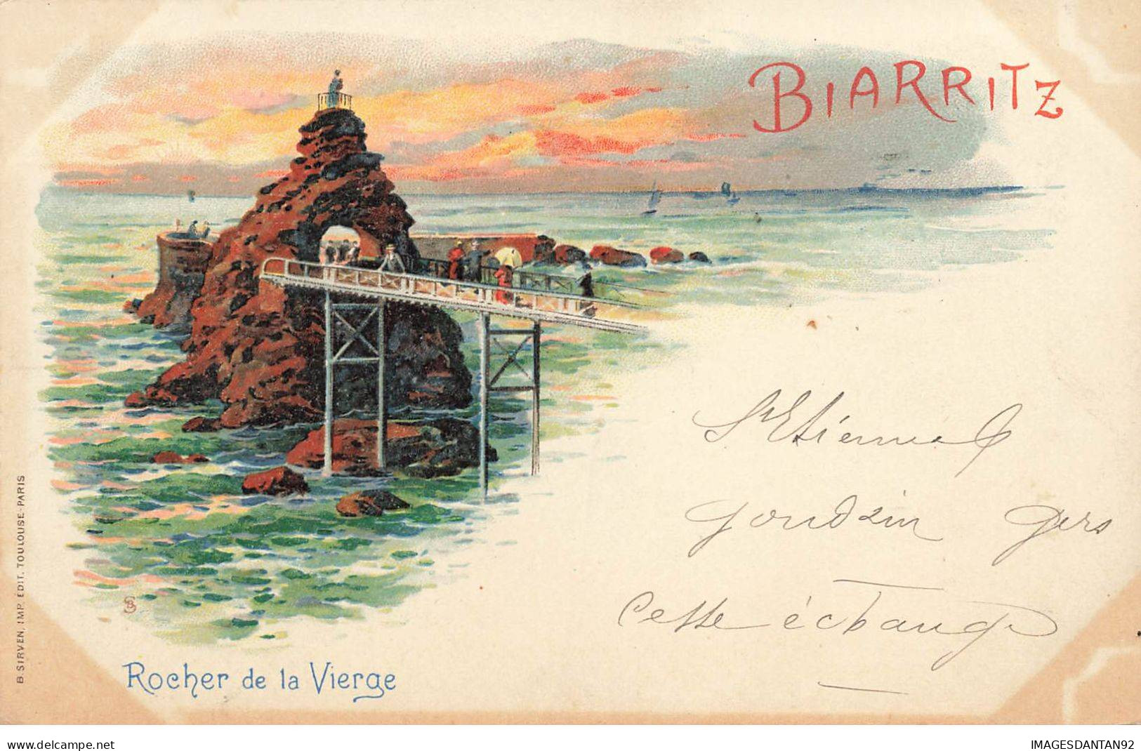 64 BIARRITZ #31969 ROCHER DE LA VIERGE - Biarritz