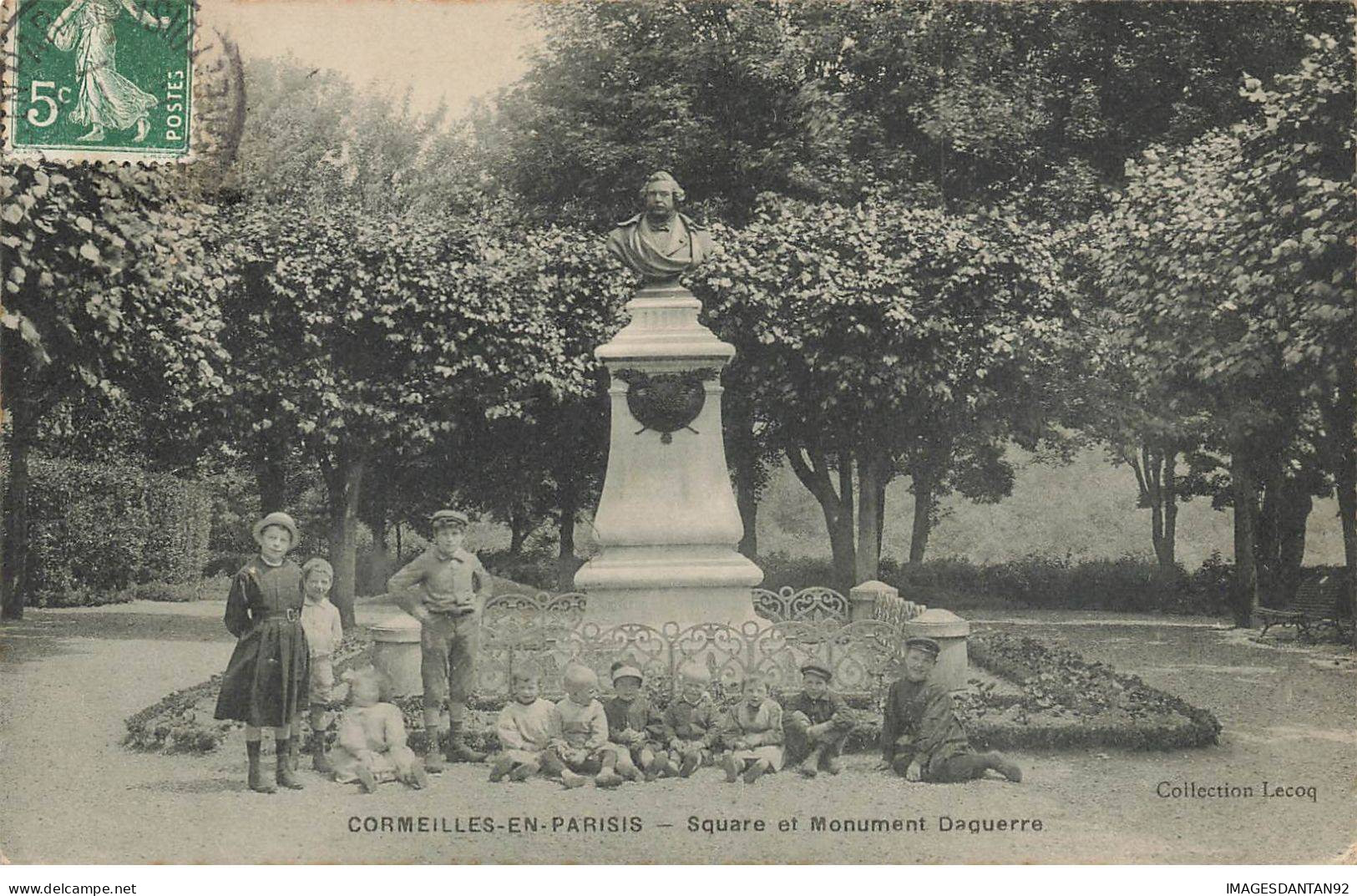 95 CORMEILLES EN PARISIS #AS29791 SQUARE ET MONUMENT DAGUERRE - Cormeilles En Parisis