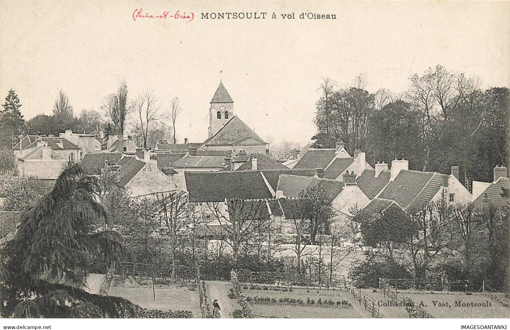 95 MONTSOULT #AS30009 MONSOULT A VOL D OISEAU - Montsoult