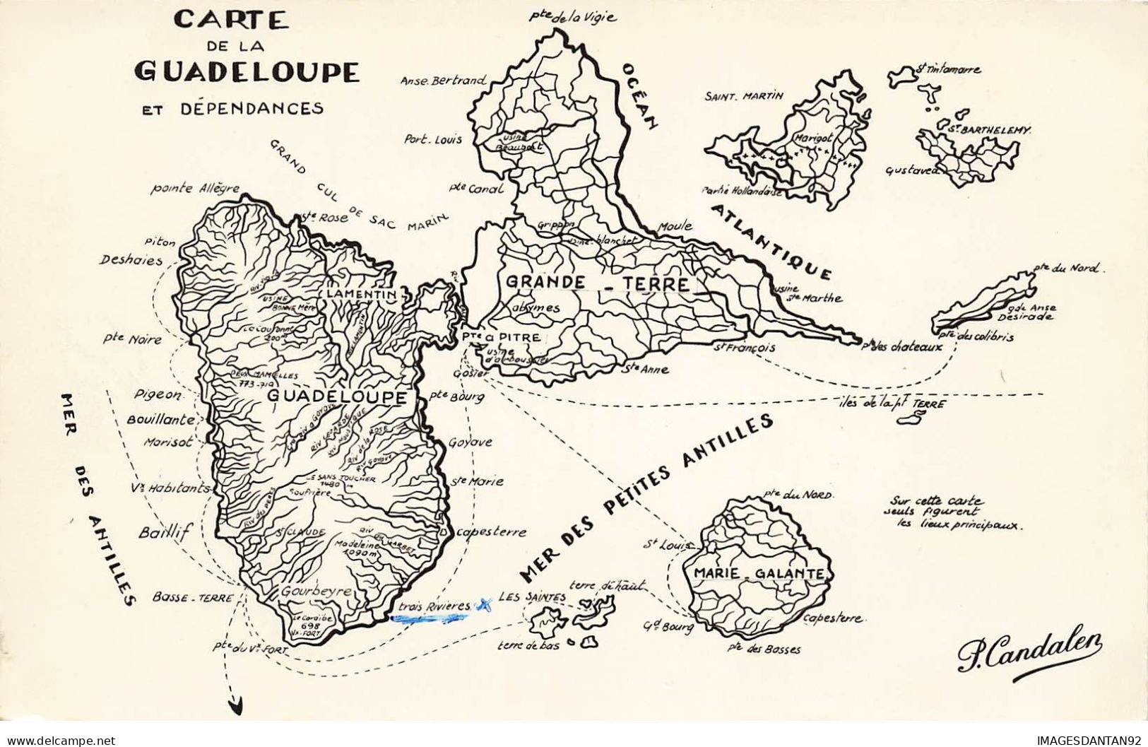 GUADELOUPE #32695 CARTE PLAN - Otros & Sin Clasificación