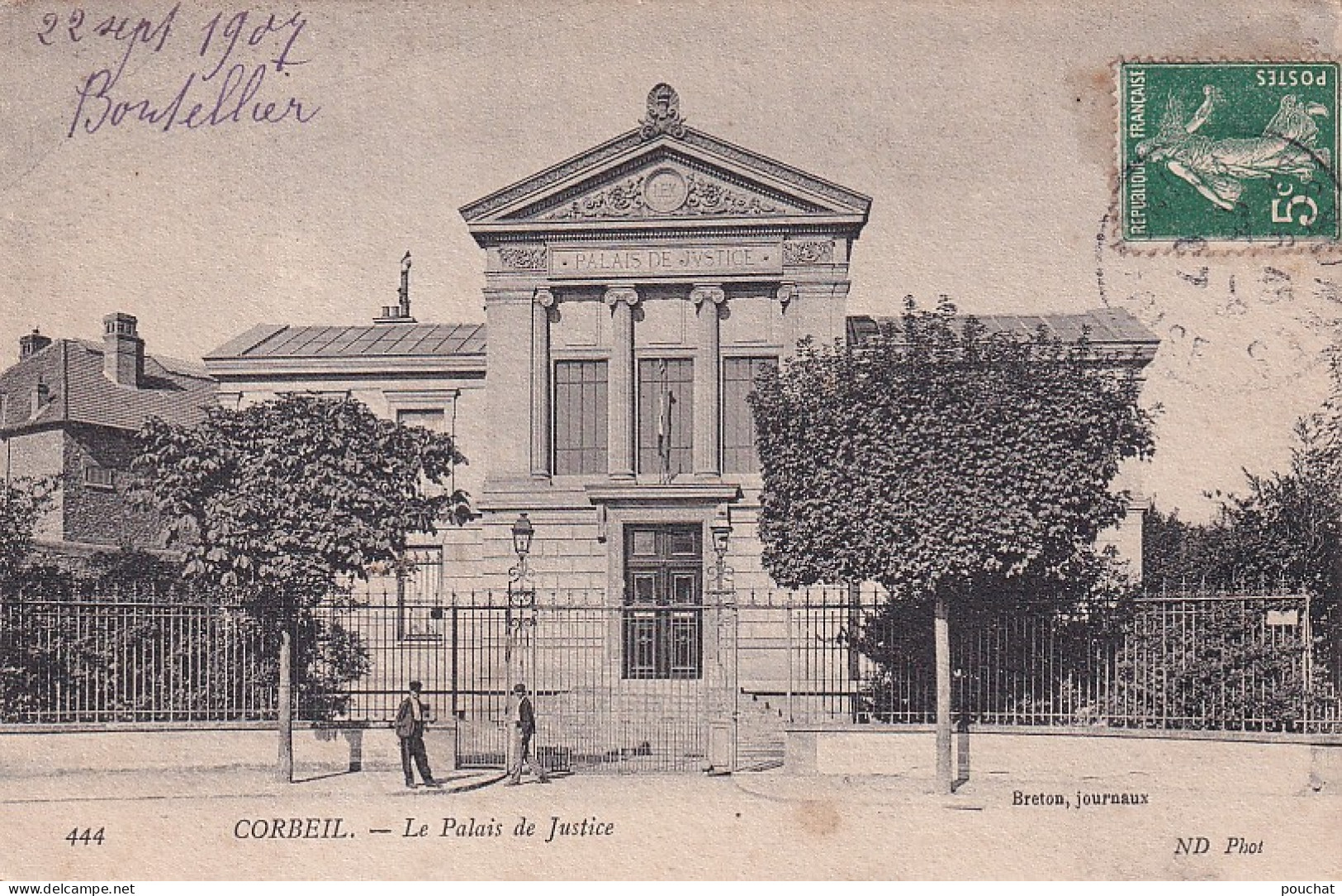 XXX Nw-(91) CORBEIL - LE PALAIS DE JUSTICE - Corbeil Essonnes