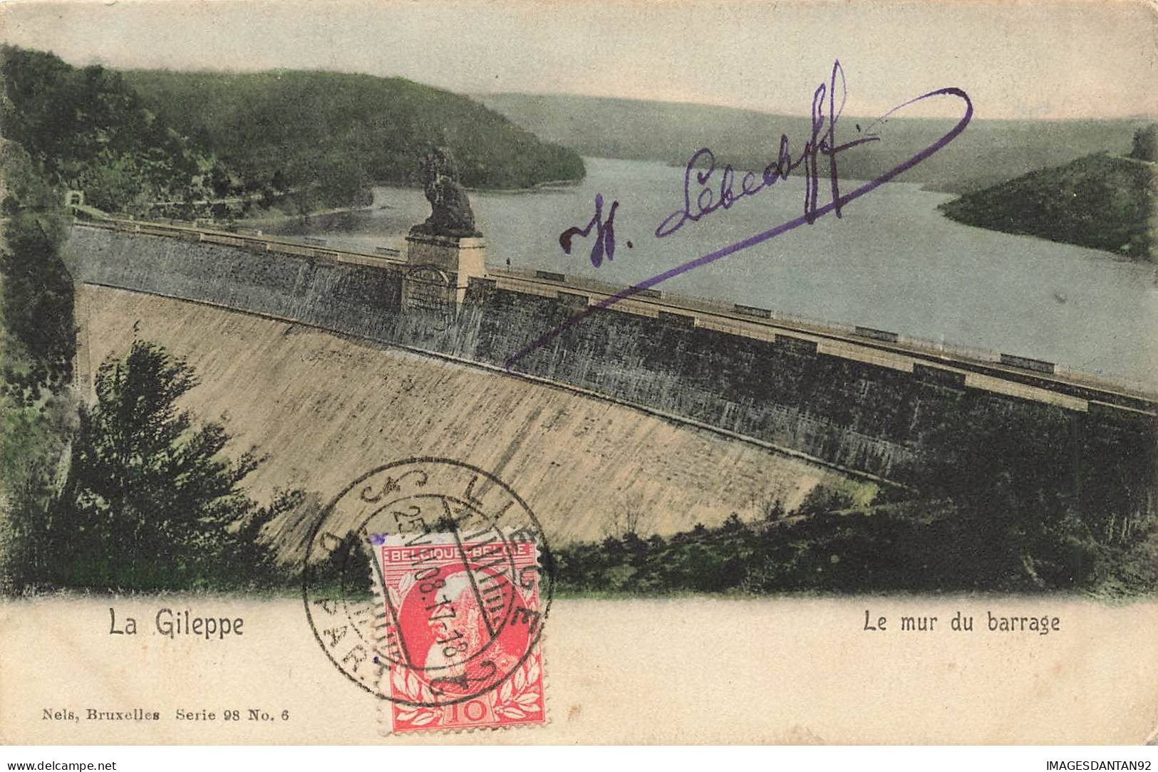 BELGIQUE #MK35584 LA GILEPPE LE MUR DU BARRAGE EDIT NELS - Gileppe (Dam)