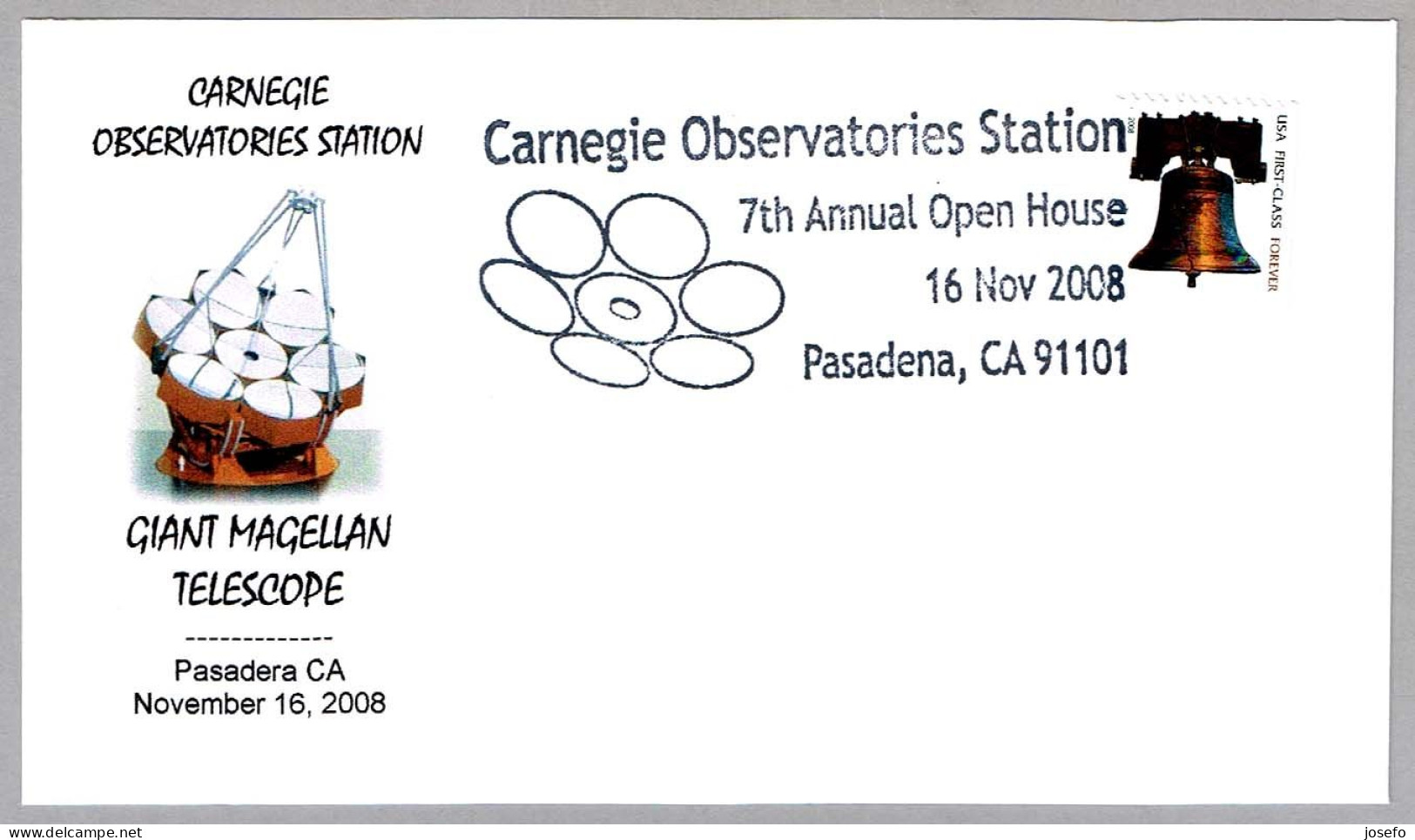 GRAN TELESCOPIO MAGALLANES - GIANT MAGELLAN TELESCOPE. Pasadena CA 2008 - Astronomie