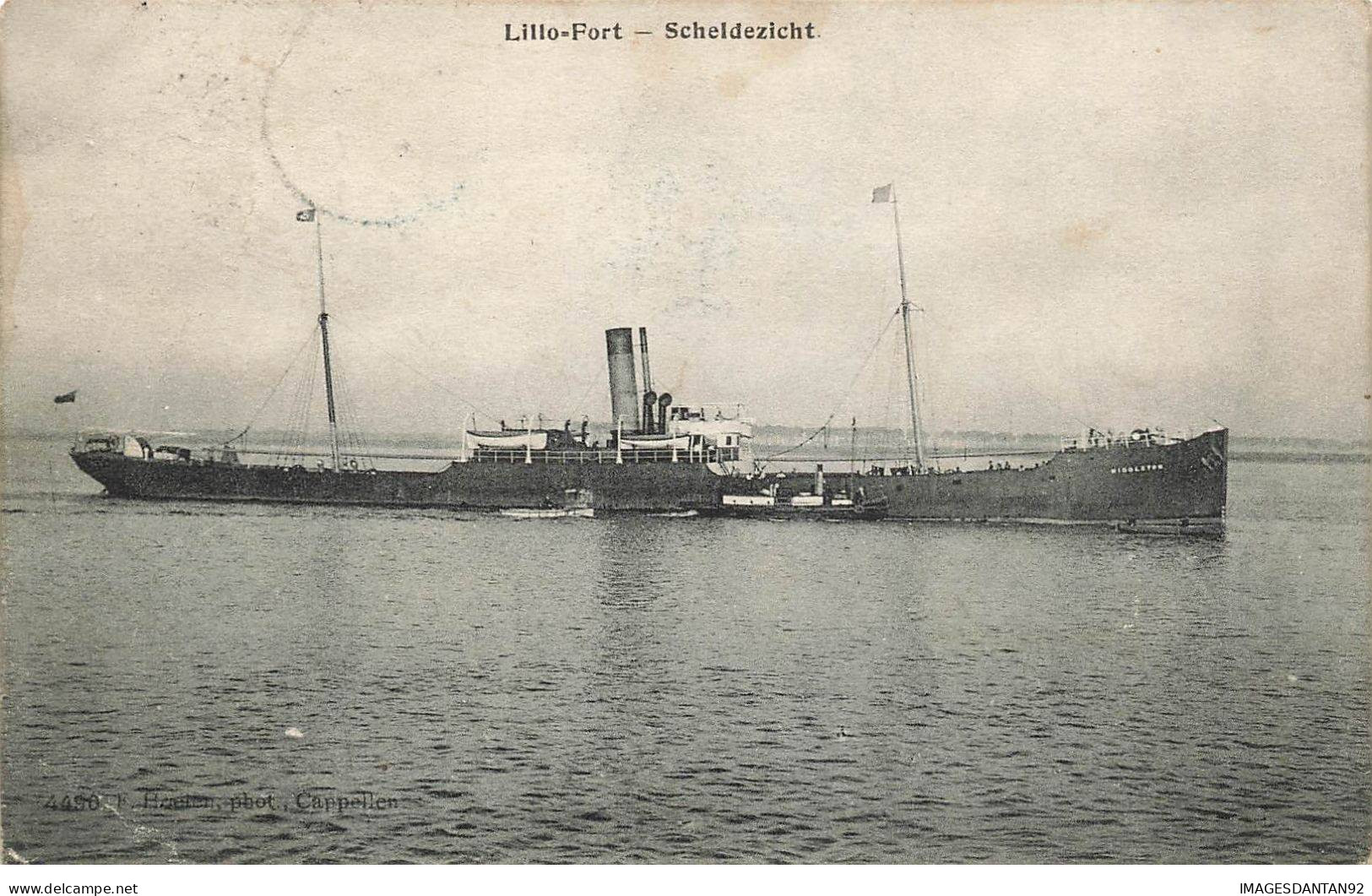 BELGIQUE #FG36468 BATEAU PAQUEBOT ANVERS ANTWERPEN LILLO FORT SCHELDEZICHT - Antwerpen