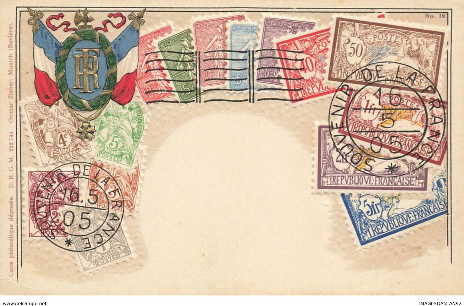 TIMBRES REPRESENTATIONS #MK33314 PHILATELIQUE SOUVENIR DE LA FRANCE ARMOIRIE BLASON - Timbres (représentations)