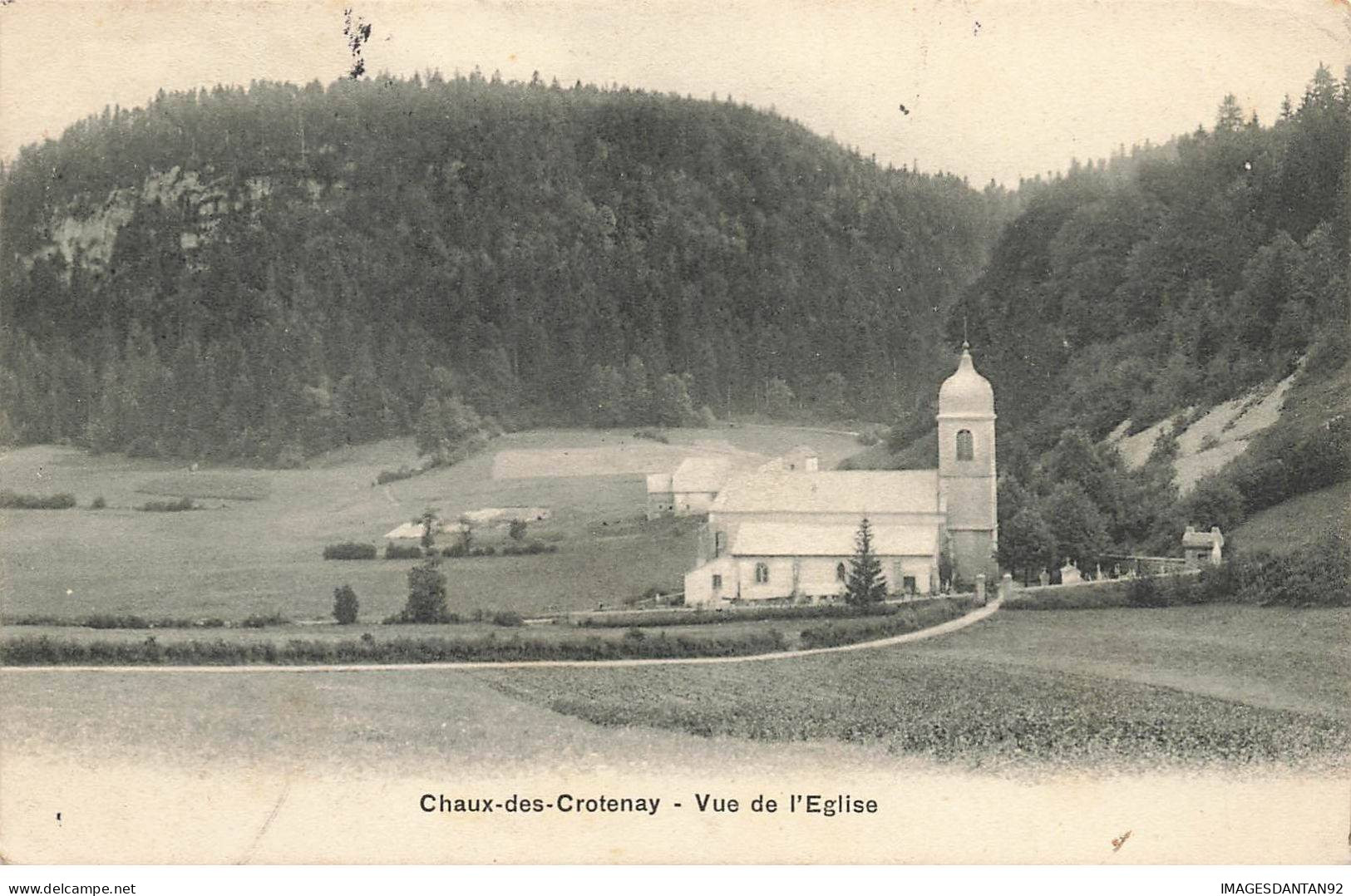 39 CHAUX DES CROTENAY #31862 VUE EGLISE - Otros & Sin Clasificación