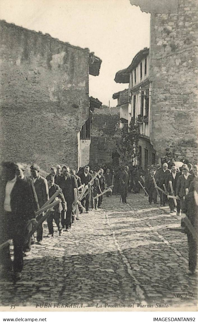 ESPAGNE #32149 FUENTERRABIA PROCESION DEL VIERNES SANTO - Andere & Zonder Classificatie