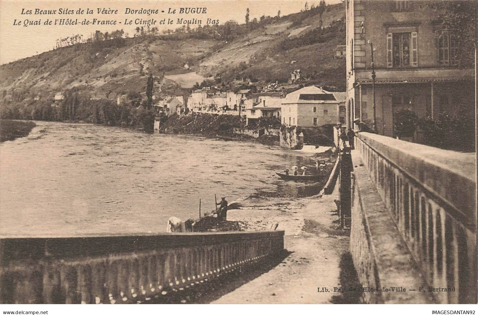 24 LA BUGUE #31809 QUAI DE HOTEL DE VILLE ET MOULIN - Otros & Sin Clasificación