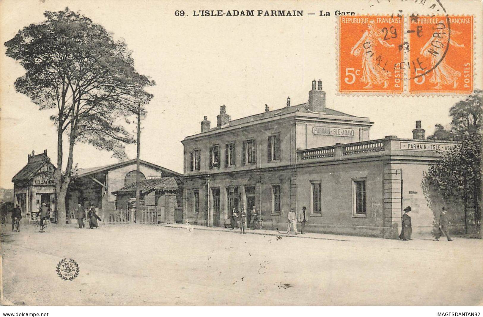 95 L ISLE ADAM  #AS29923 LA GARE - L'Isle Adam