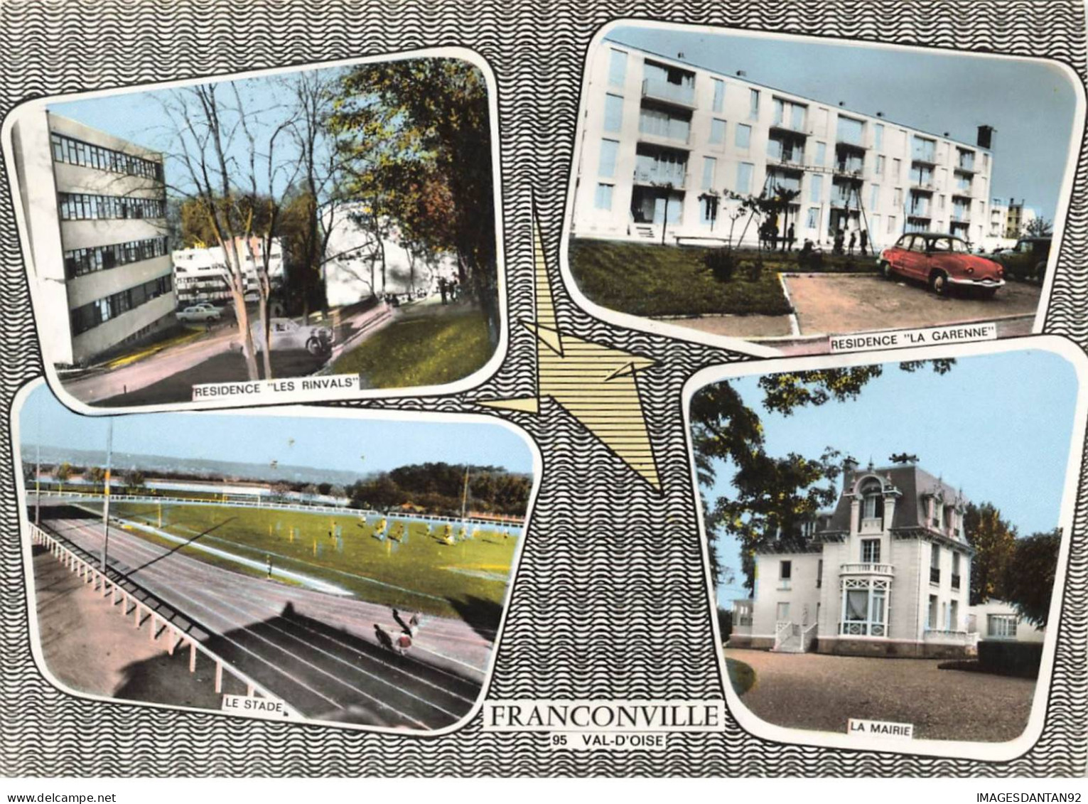 95 FRANCONVILLE #AS29879 RESIDENCE LES RINVALS RESIDENCE LA GARENNE LA MAIRIE LE STADE - Franconville