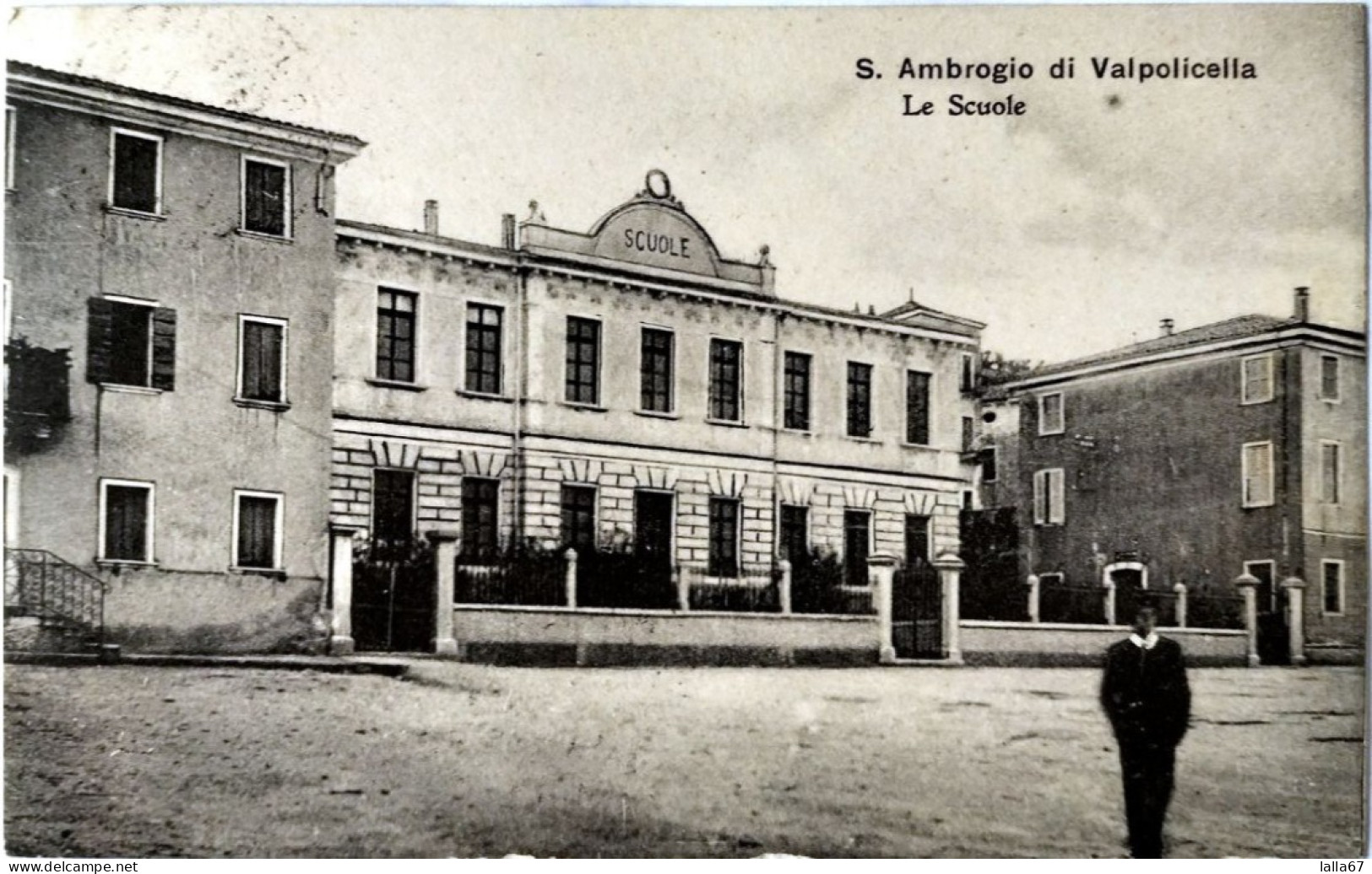 CARTOLINA FORMATO PICCOLO S. AMBROGIO DI VALPOLICELLA - LE SCUOLE - VIAGGIATA N. 8015 - Verona