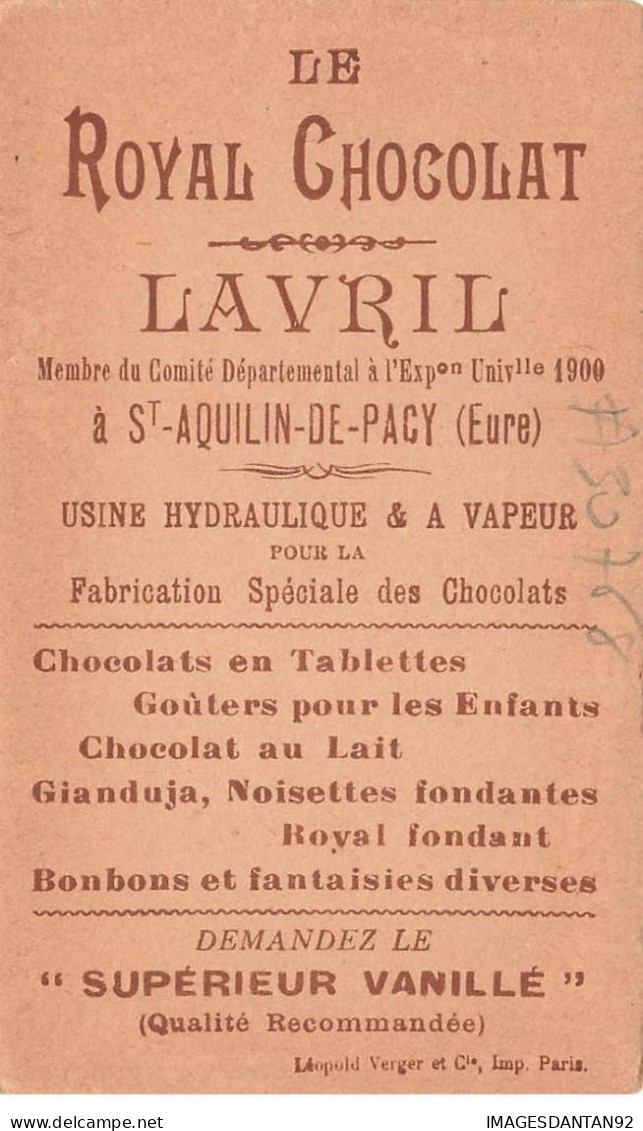 CHROMO #CL30768 ROYAL CHOCOLAT M.COQUELIN CADET COMEDIEN PORTRAIT LEOPOLD VERGER PARIS - Other & Unclassified