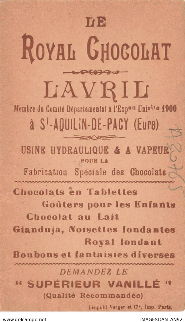 CHROMO #CL30765 ROYAL CHOCOLAT M.E. ARENE LITTERATEUR LEOPOLD VERGER PARIS - Other & Unclassified