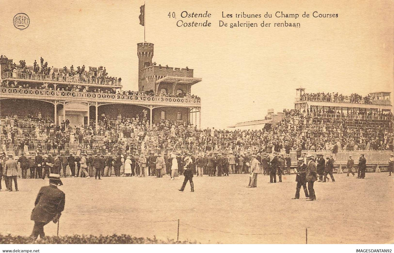 BELGIQUE #MK35817 OSTENDE LES TRIBUNES DU CHAMP DE COURSES - Oostende