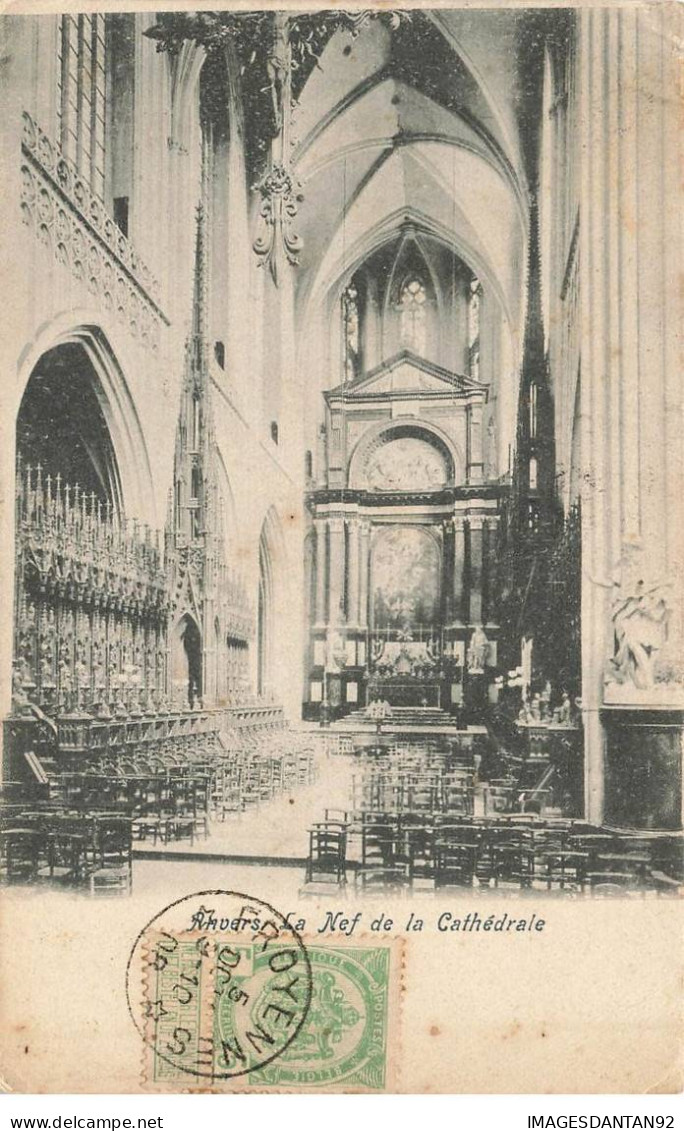 BELGIQUE #MK35632 ANVERS LA NEF DE LA CATHEDRALE - Autres & Non Classés