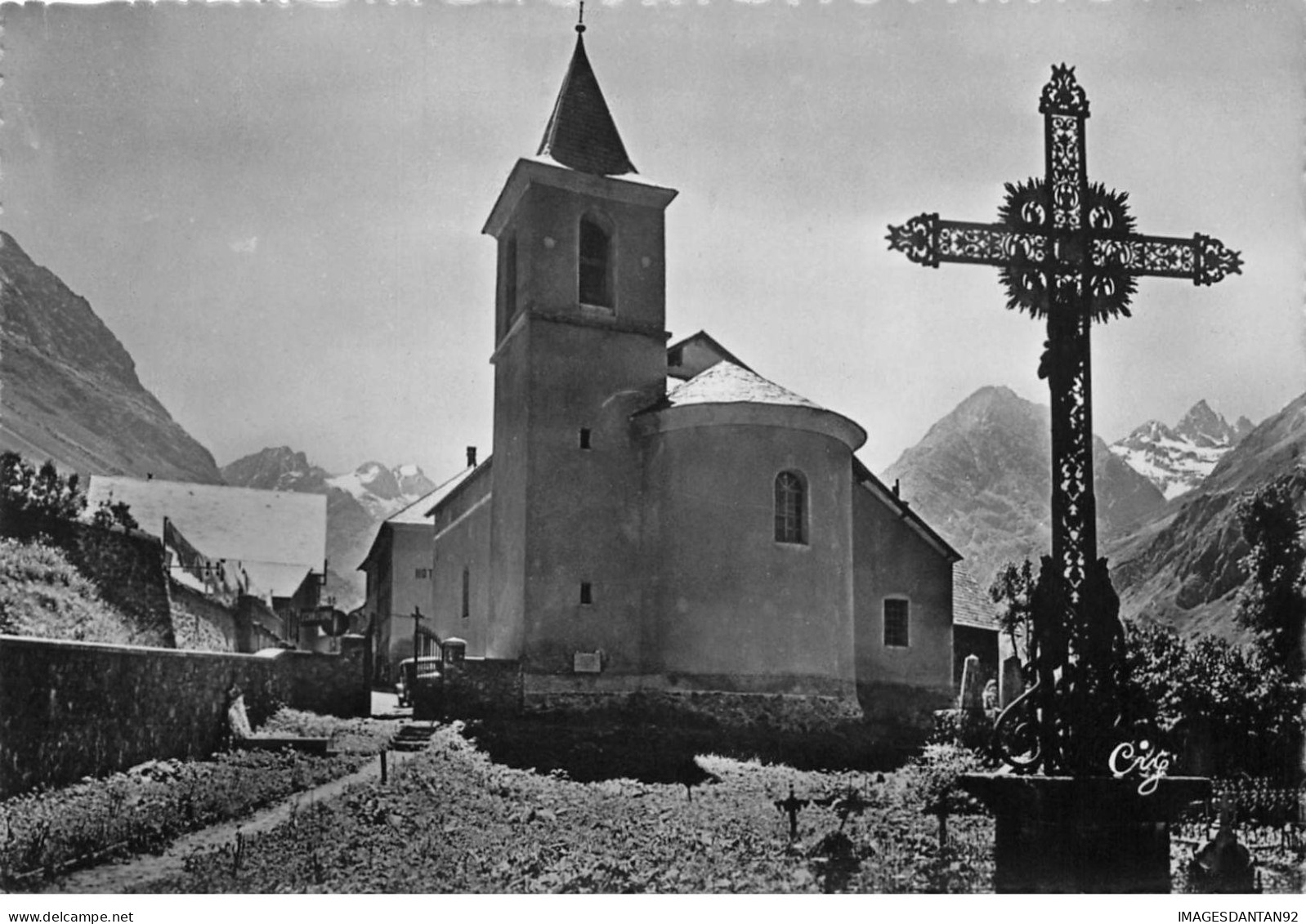 38 ST CHRISTOPHE EN OISANS #MK33783 ROUTE DE LA BERARDE EGLISE CROIX - Otros & Sin Clasificación