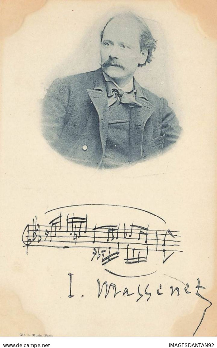 MUSICIEN #31320 PARTITION JULES MASSENET AUTEUR COMPOSITEUR - Musica E Musicisti