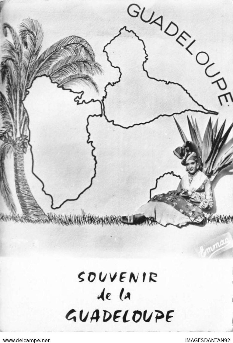 GUADELOUPE #32729 SOUVENIR CARTE PLAN - Other & Unclassified