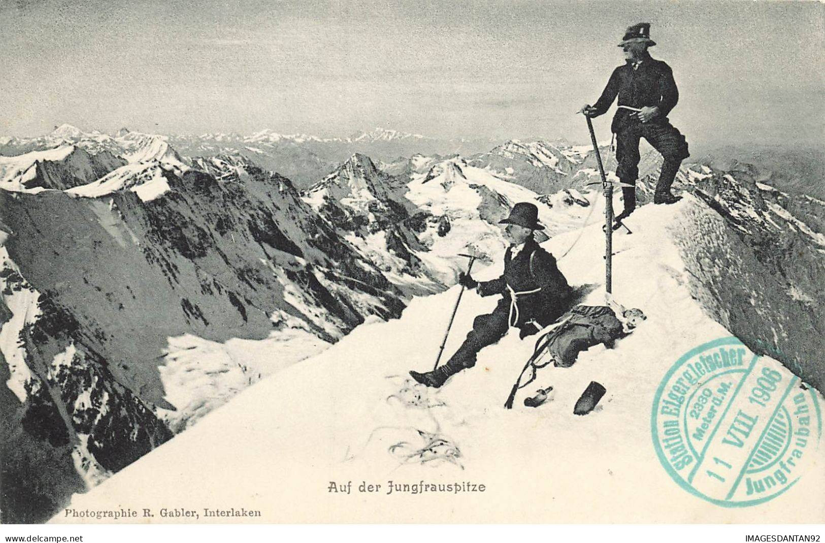 SUISSE #MK33334 EIGERGLETSCHER AUF DER JUNGFRAUSPIFZE - Other & Unclassified