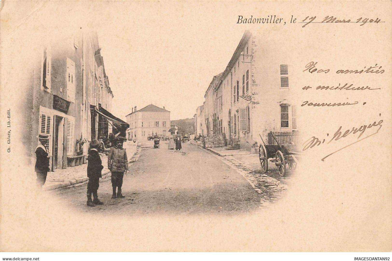 54 BADONVILLER #MK32902 RUE DE LA CATHEDRALE - Otros & Sin Clasificación