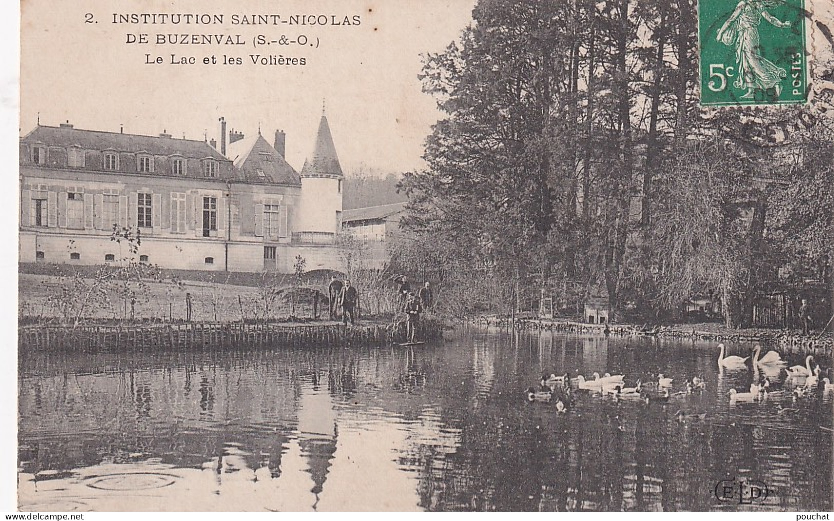 XXX Nw-(92) INSTITUTION SAINT NICOLAS DE BUZENVAL - LE LAC ET LES VOLIERES - Autres & Non Classés