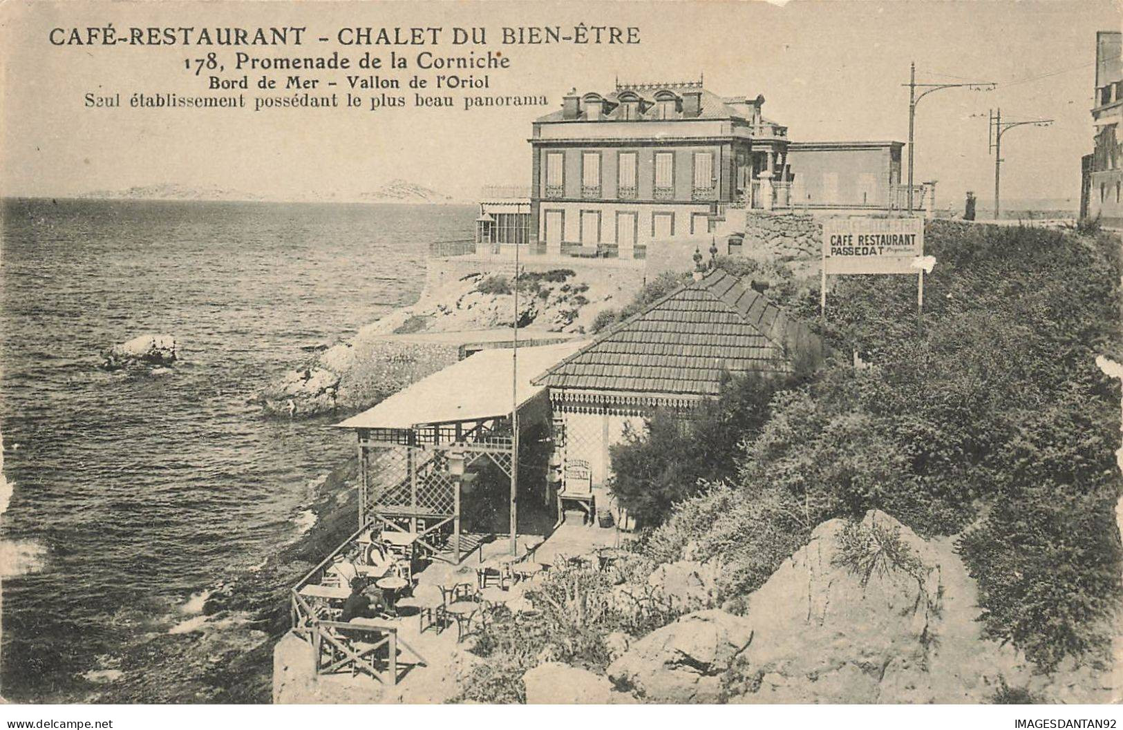 13 MARSEILLE #MK34717 CAFE RESTAURANT CHALET DU BIEN ETRE - Sin Clasificación