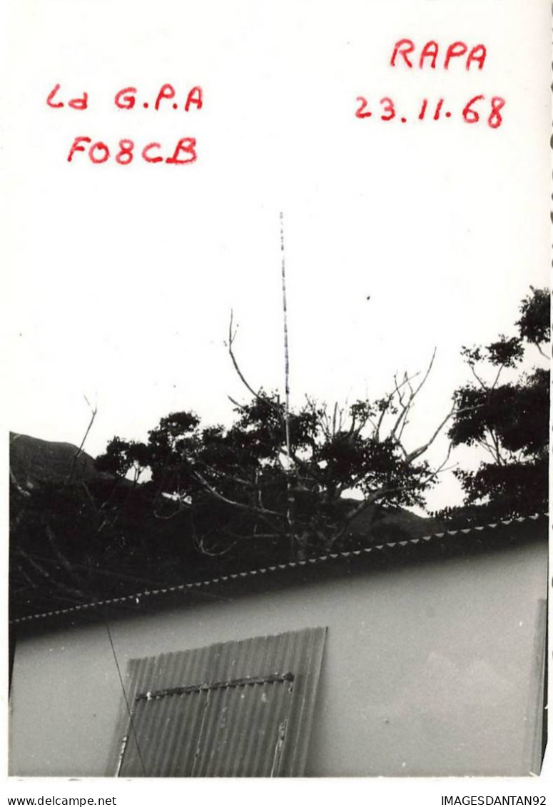 CHILI CHILE #FG38733 ILE DE PAQUES RAPA AHUREI EXPEDITION EN 1968 LOT 3 PHOTOS - Chile