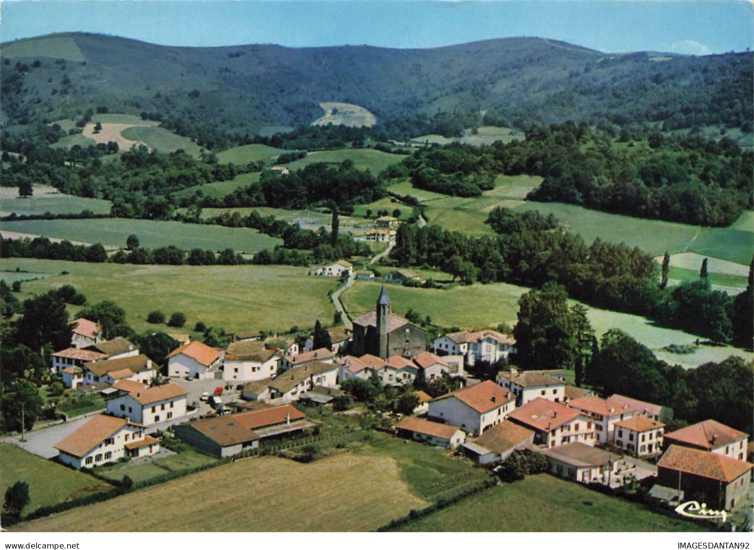 64 OSSES #MK33841 VUE PANORAMIQUE AVEC L HOTEL MENDI ALDE - Otros & Sin Clasificación