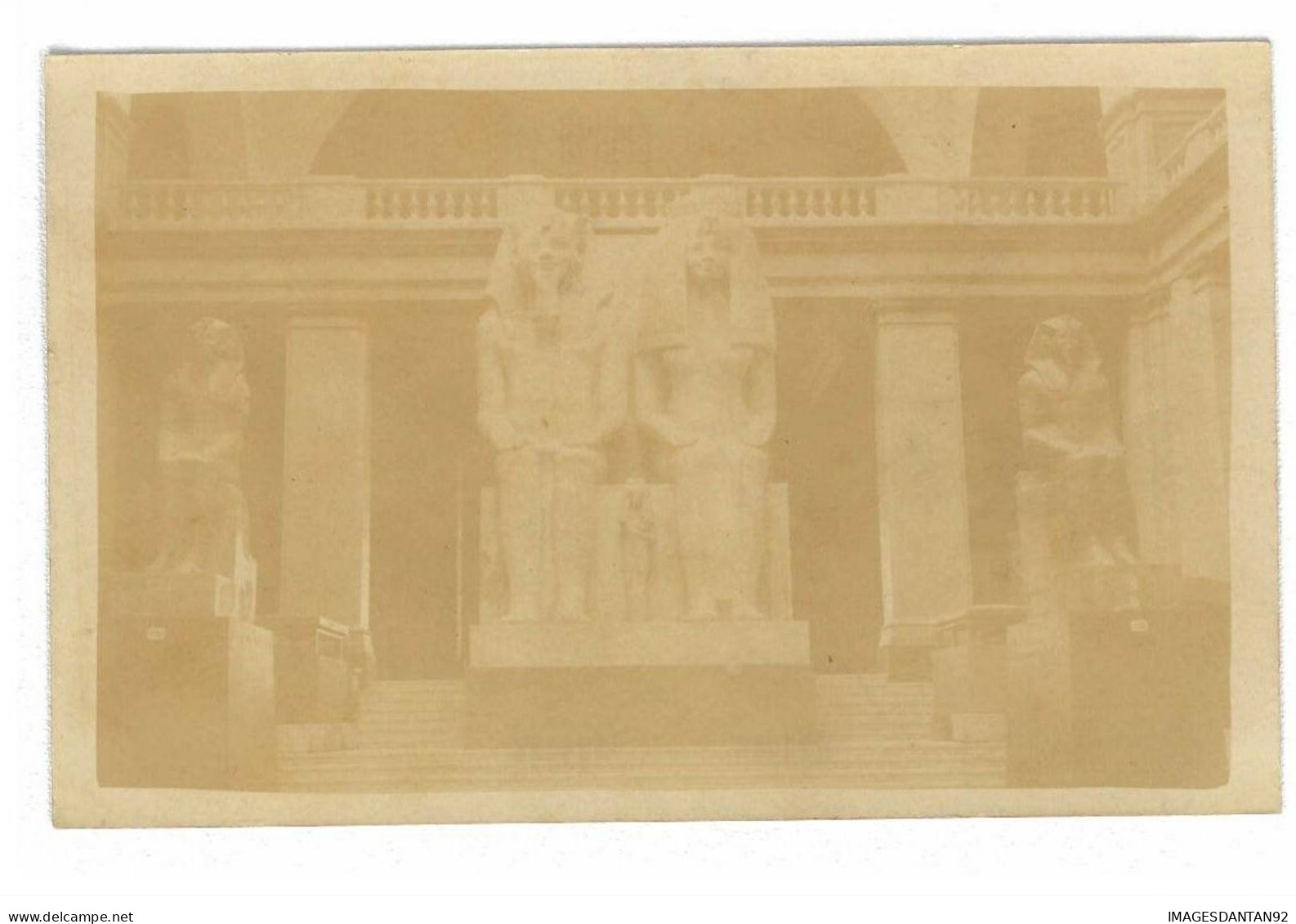 EGYPTE #MK34270 STATUE PHARAONS CARTE PHOTO - Other & Unclassified