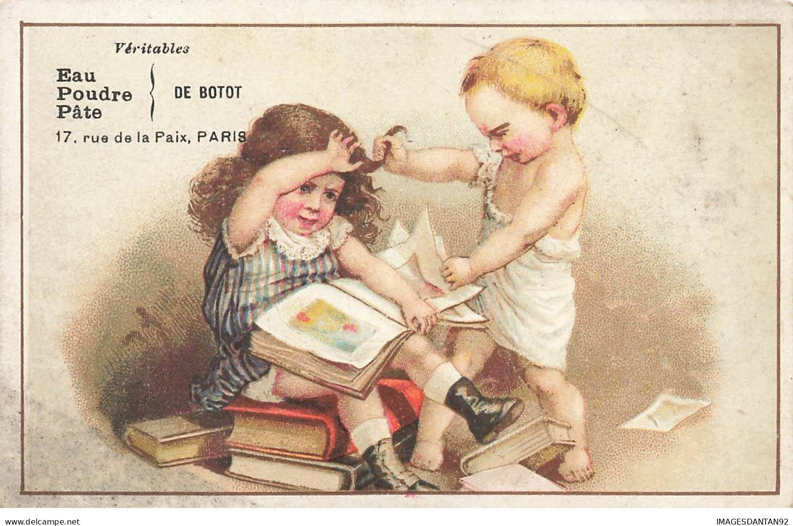 CHROMO #CL30841 PRODUITS BOTOT ENFANTS LIVRES D IMAGES SCHNEIDER BOUILLET PARIS - Other & Unclassified